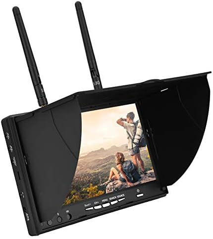 その他 RX-LCD5802LCD Screen Receiver Monitor FPV Receiver Monitor,LCD Screen Monitor, 2 channels7inch LCD